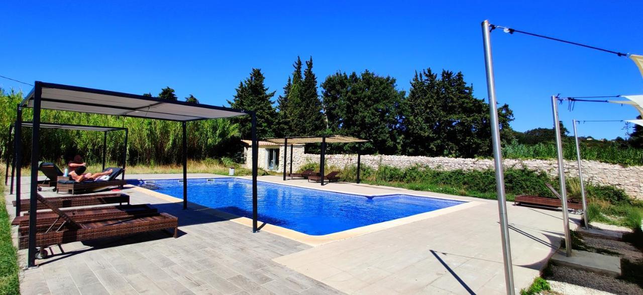 Superbe Chambre Avec Terrasse, Parking Prive, Jardin, Calme, Climatisation, 10 Mn Pont Du Gard #7 Apartamento Rochefort-du-Gard Exterior foto